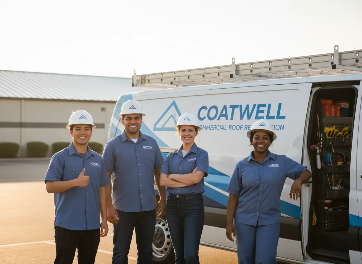 Commercial roof coating company in Bland, MO